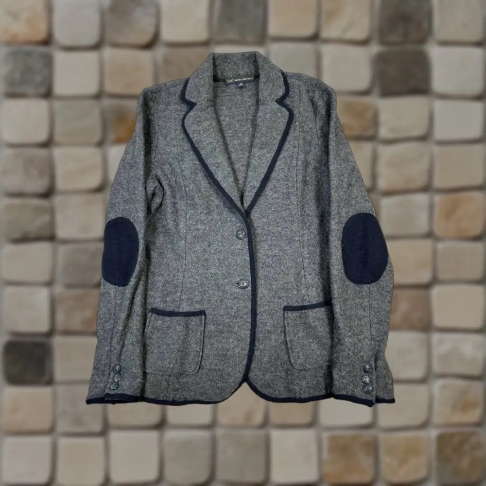 Brooks Women's Charcoal Blazer with Black Accents
